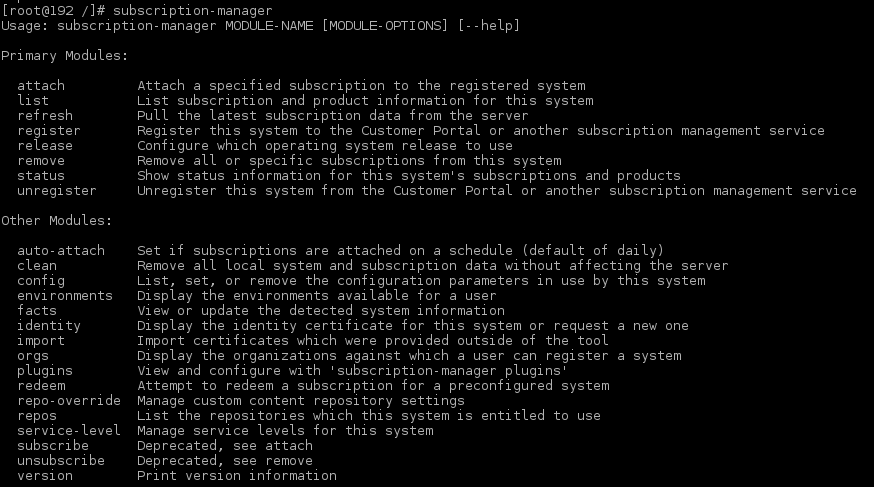 subscription-manager
